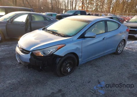 2012 Hyundai Elantra Limited (Ulsan Plant) from USA, damaged, VIN KMHDH4AE2CU218879